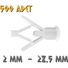 Made Kanatlı Alçıpan Dübeli - No: 2 - 500 Adet