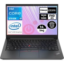 Lenovo Thinkpad E14 Gen 4 Intel Core I5-1235U 8gb 512GB SSD 14" Fhd Windows 11 Pro Taşınabilir Bilgisayar 21E4S2WTTX 021