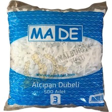 Made Kanatlı Alçıpan Dübeli - No: 3 - 500 Adet