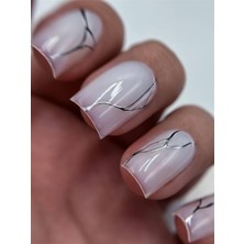 Patrisa Nail Jel Boya Liquid Steel Gümüş Ayna Efekti Veren 5 gr