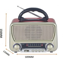 Cannavaro Ulvila CM-303 Bt Nostaljik Radyo Bluetooth + Fener + USB + Sd Card Mp3 Radyo Çalar