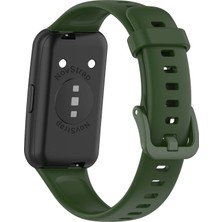 Novstrap Huawei Band 7 ile Uyumlu Kordon Tam Uyumlu Pimli Liquid Silikon Kordon Kayış