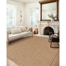 Halıcı Emin Bolivya B666A Kahve Hasır Dokulu Antialerjik Halı Kilim Salon Mutfak Koridor Kesme Yolluk