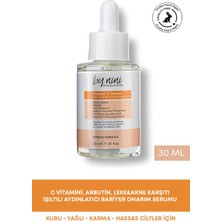 By Nini Arbutin, Leke ve Akne Karşıtı, Bariyer Onarıcı, Işıltılı ve Aydınlatıcı C Vitamini Serum 30 ml