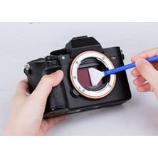 Tianya 24MM Full Frame Fotograf Makineleri Için 2x Sensör Temizleme Çubuğu Fırça ve Sprey Seti