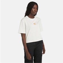Timberland Short-Sleeve Tee Vıntage Whıte Kadın T-Shirt