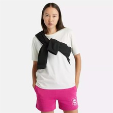 Timberland Short-Sleeve Tee Vıntage Whıte Kadın T-Shirt