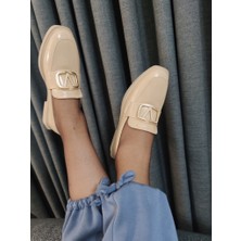 Çiğdem Kundura Pinnac-Kadın Oxfort Günlük Ayakkabı(Mystil A1-A1A) - Ten - 36