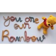 Desing BabyM You Are Rainbow Bebek ve Çocuk Odası Duvar Aksesuarı