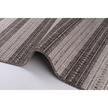 Halıcı Emin Ely E2552Y Antrasit Hasır Dokulutozsuz Havsız Özel Ölçü Antre Mutfak Balkon Salon Halı Kilim Yolluk