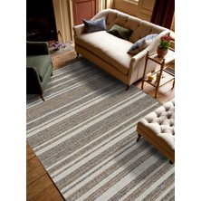 Halıcı Emin Ely E2551Y Mavi Hasır Dokulutozsuz Havsız Özel Ölçü Antre Mutfak Balkon Salon Halı Kilim Yolluk