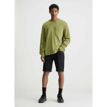 Calvin Klein Jeans Normal Siyah Erkek Denim Şort J30J3248721BY