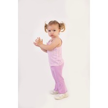 Harika Kids Kız Bebek Askılı Model Alt-Üst Takım
