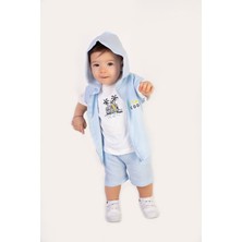 Harika Kids Erkek Çocuk Kapşonlu 3'lü Takım