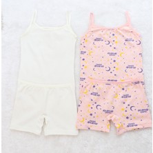 Harika Kids Kız Çocuk Baskılı Ikili Paket Pamuklu Boxer Takım
