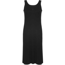 Ritnice Prive Premium %100 Pamuk Comfort Siyah Midi İç Elbise Astar