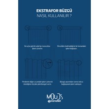 Moud's Turkey Ethnic Desenli Süet Oturma Odası Salon Fon Perde Baskılı Ekstrafor Büzgü Tek Kanat PRD-1085