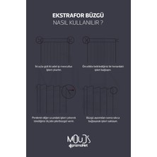 Moud's Art 5 Desenli Süet Oturma Odası Salon Fon Perde Dijital Baskılı Ekstrafor Büzgü Tek Kanat PRD-1050