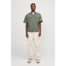Jack & Jones Jcoaltıtude Shırt Ss OVERSIZED12251280 Yeşil