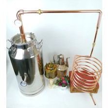 İmbikusta 50 Litre Klasik Bakır Imbik Damıtma Sistemi