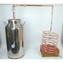 İmbikusta 50 Litre Klasik Bakır Imbik Damıtma Sistemi