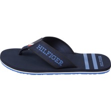 Tommy Hilfiger Lacivert Erkek Plaj Terliği Sporty Hılfıger Beach Sandal