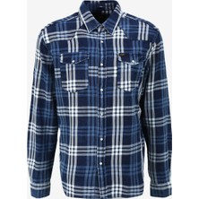 Lee Loose Fit Indigo Erkek Gömlek L241277TF Uzun Kollu Gömlek