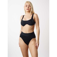 Louren Siyah Kadın Bikini Takım LRN24YKB1916