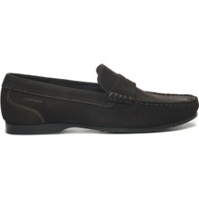 Sebago Deri Koyu Kahve Erkek Günlük Ayakkabı Sebago Byron Suede
