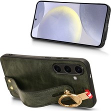 Seashell Digital Samsung Galaxy S24+ Pu Deri+Pc+Tpu Bileklik Kickstand Telefon Kılıfı (Yurt Dışından)