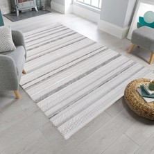 Halıcı Emin Rome Koleksiyonu 428 Gri Akrilik Parlak Yumuşak Dokulu Salon Mutfak Antre Halı Yolluk