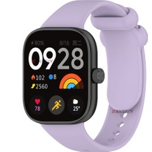 Sneezy Xiaomi Redmi Watch 4 Uyumlu Purelux Soft Yumuşak Silikon Kordon