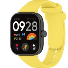 Sneezy Xiaomi Redmi Watch 4 Uyumlu Purelux Soft Yumuşak Silikon Kordon