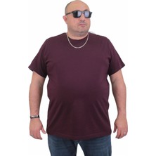 Moc Grande Mocgrande Erkek Büyük Beden Sıfır Yaka T-Shirt Rich 24134 Murdum