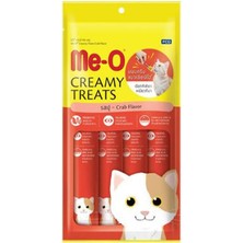 Meo Kremalı Yengeçli Kedi Sıvı Ödül Maması 4X15 gr