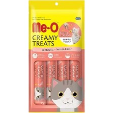 Meo Kremalı Somonlu Kedi Sıvı Ödül Maması 4X15 gr