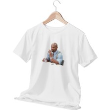 Qoeuyl Boutique Terry Loves Yogurt Brooklyn Nine Nine Baskılı Sevgili, Eş, Özel Gün Hediye Beyaz  T-Shirt