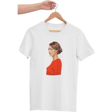 Qoeuyl Boutique Fleabag Baskılı Sevgili Arkadaş Doğum Günü Eğlenceli Hediyelik Beyaz  T-Shirt