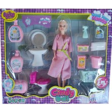 XML Evreni Oydaş OYD02452 Cındy Doll Lavabo ve Temizlik Seti Bebekli