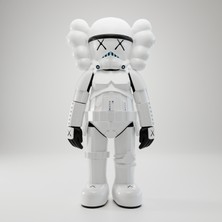 Cnqr Kaws Stormtrooper Figür Kaws Boyalı Figür Kaws Starwars Figür Büyük Boy 20CM