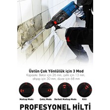 Assur Çelik Şanzuman Bakır Sargılı Çelik Askılı 26 mm Kırıcı Delici Hilti Kollu