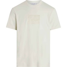 Calvin Klein Bisiklet Yaka Mavi Erkek T-Shirt K10K112498CGA
