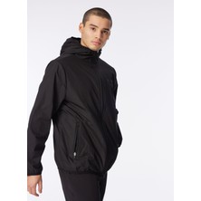 Discovery Expedition Siyah Erkek Kapüşonlu Relaxed  Su Itici Rüzgarlık D4SM-TRC3222