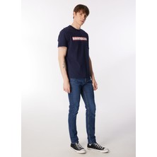 Lee Normal Bel Slim Fit Koyu Mavi Erkek Denim Pantolon L719205246G53 Luke Jean Pantolon