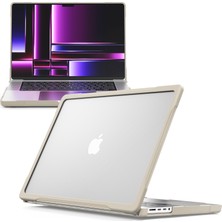 Seashell Digital MacBook Pro 16 Inç (2021) A2485/(2023) A2780/A2991 (M1/m2/m3) Pc + Tpu Laptop Kapak Anti-Drop Darbeye Dayanıklı Kılıf-Haki (Yurt Dışından)