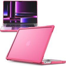 Seashell Digital MacBook Pro 16 Inç (2021) A2485/(2023) A2780/A2991 (M1/m2/m3) Pc + Tpu Laptop Kapak Anti-Düşme Darbeye Dayanıklı Kılıf-Gül (Yurt Dışından)