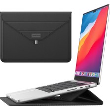 Forestl Digital 13 14 Inç Yastıklı Laptop Çantası Standı Pu Deri Zarf Laptop Çantası Taşıma Kol Çantası (Yurt Dışından)