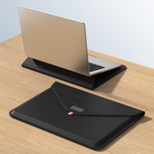 Forestl Digital 13 14 Inç Yastıklı Laptop Çantası Standı Pu Deri Zarf Laptop Çantası Taşıma Kol Çantası (Yurt Dışından)