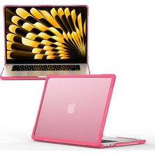 Seashell Digital Macbook Air 15 Inç (2023) M2 A2941/(2024) A3114 M3 Sailor Serisi Laptop Çantası Pc + Tpu Çizilmez Dizüstü Bilgisayar Kapağı-Gül (Yurt Dışından)