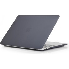 Seashell Digital MacBook Pro 16 Inç (2019) Için Mat Plastik Ön ve Arka Koruyucu Kılıf - Siyah (Yurt Dışından)